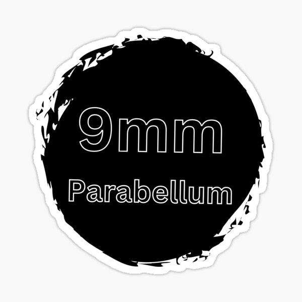 Artikel-Vorschau von Präzise Beschriftung Schriftzug für das Kaliber 9mm Parabellum Munition Patrone, designt und verkauft von Frostquest.