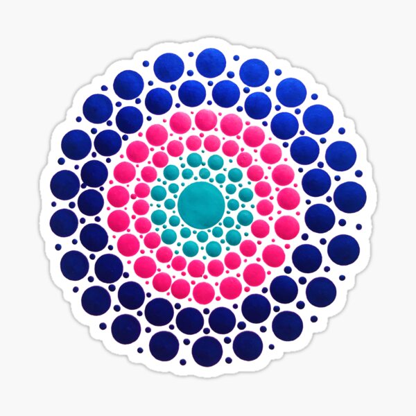 Item preview, Dot Mandala - Concentric Circles designed and sold by CardiffCreative.