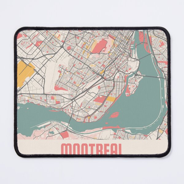 Item preview, Montreal City Map Chalk Retro City Map Poster designed and sold by Peek-Designs.