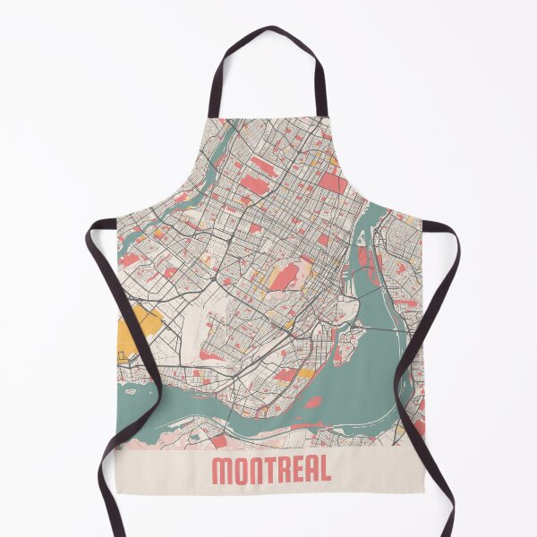 Item preview, Montreal City Map Chalk Retro City Map Poster designed and sold by Peek-Designs.