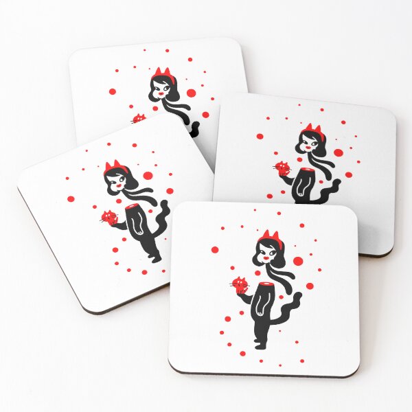 Item preview, Cat girl and kitten designed and sold by noico.