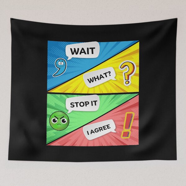 Item preview, Wait What Stop It I Agree - Funny Grammar Teacher designed and sold by TeeFleet Noble.