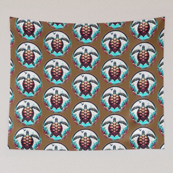 Item preview, REEF SEA TURTLE - #82572B designed and sold by Marlon Oseguera.