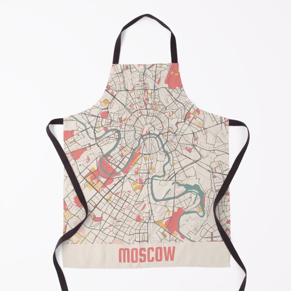 Item preview, Moscow City Map Chalk Retro City Map Poster designed and sold by Peek-Designs.