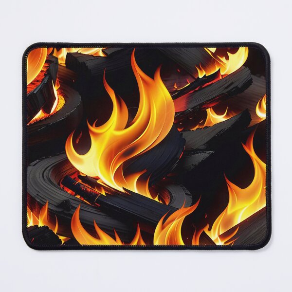 Item preview, Abstract Burning Wood Fire Pattern designed and sold by TheArtOfPat.