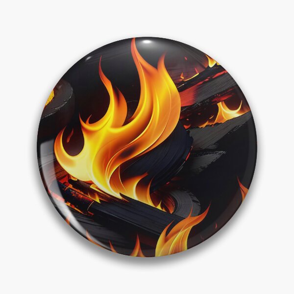 Artikelvorschau, Abstract Burning Wood Fire Pattern entworfen und verkauft von TheArtOfPat.