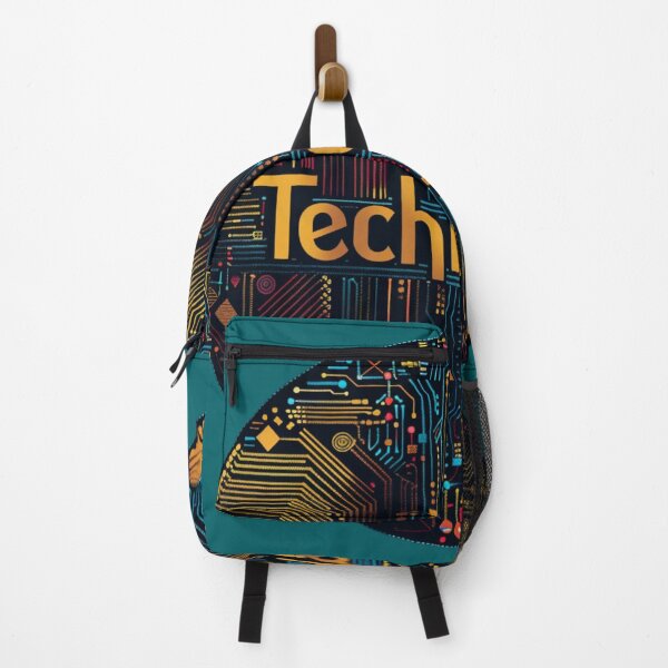 Item preview, Chic Microchip-Inspired Design with Cursive Text designed and sold by Ace Apparel Attire.