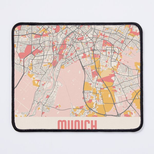 Item preview, Munich City Map Chalk Retro City Map Poster designed and sold by Peek-Designs.
