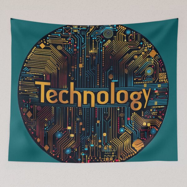 Item preview,  Chic Microchip-Inspired Design with Cursive Text designed and sold by Ace Apparel  Attire.