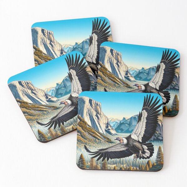 Item preview, Flight of a Condor Over Yosemite Valley National Park designed and sold by HippieFarms11.