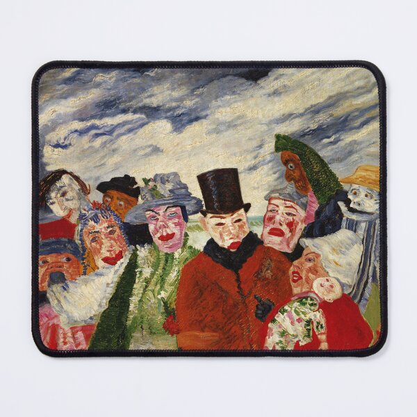 Item preview, James Ensor, 1860-1949 Belgium | Eccentric Elegance, Skeletons in Society, Dreams in Color, Surreal Spectacle  designed and sold by Bob-Studio.
