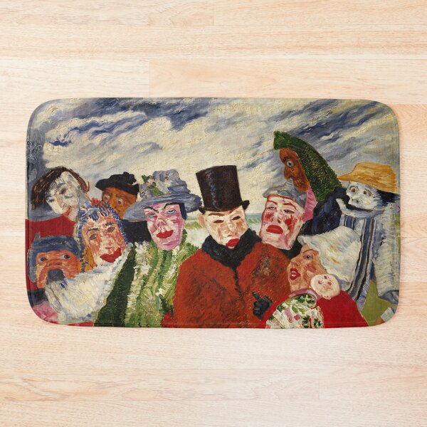 Item preview, James Ensor, 1860-1949 Belgium | Eccentric Elegance, Skeletons in Society, Dreams in Color, Surreal Spectacle  designed and sold by Bob-Studio.