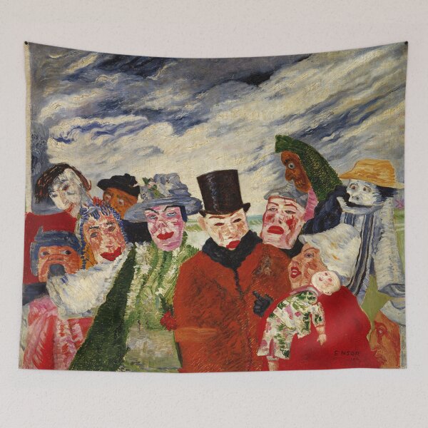 Item preview, James Ensor, 1860-1949 Belgium | Eccentric Elegance, Skeletons in Society, Dreams in Color, Surreal Spectacle  designed and sold by Bob-Studio.