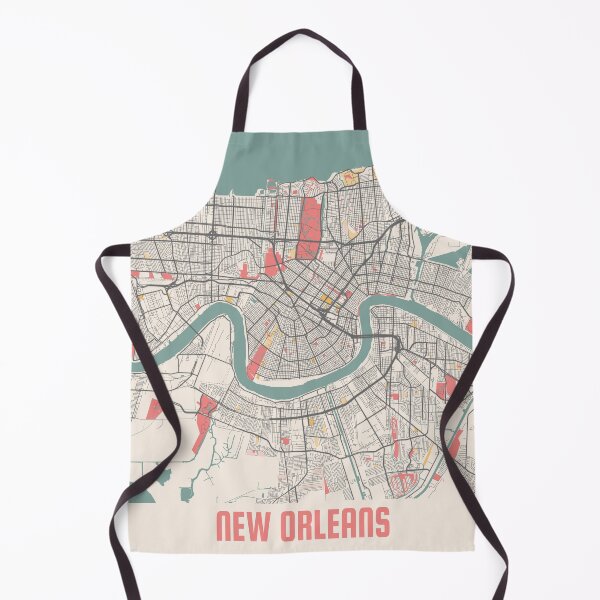 Item preview, New Orleans City Map Chalk Retro City Map Poster designed and sold by Peek-Designs.
