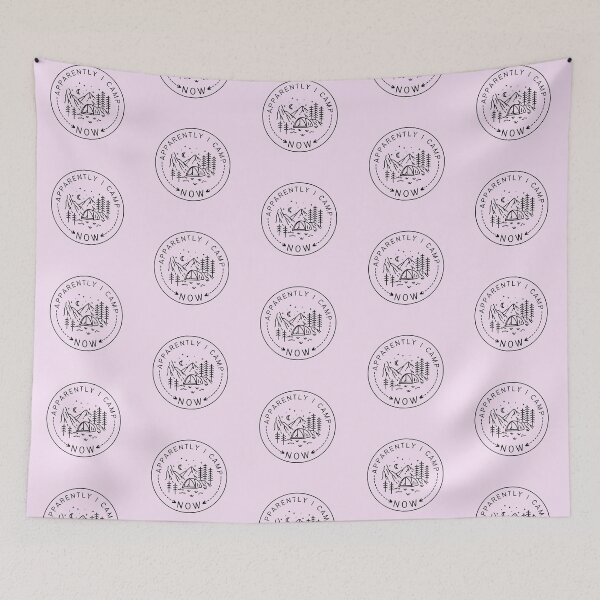 Item preview, Apparently I Camp Now designed and sold by SunfullyYours.