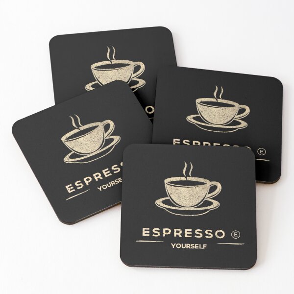 Item preview, Copy of espresso yourself design for coffee lovers designed and sold by SvarunPogani.