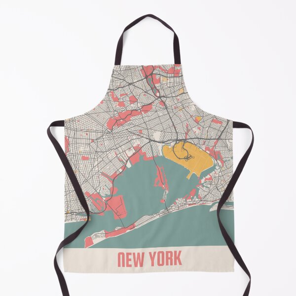 Item preview, New York City Map Chalk Retro City Map Poster designed and sold by Peek-Designs.