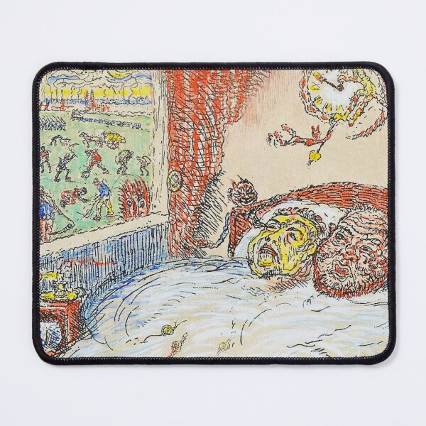 Item preview, James Ensor, 1860-1949 Belgium | Eccentric Elegance, Skeletons in Society, Dreams in Color, Surreal Spectacle  designed and sold by Bob-Studio.