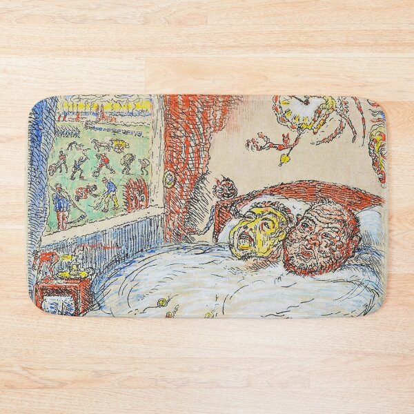 Item preview, James Ensor, 1860-1949 Belgium | Eccentric Elegance, Skeletons in Society, Dreams in Color, Surreal Spectacle  designed and sold by Bob-Studio.
