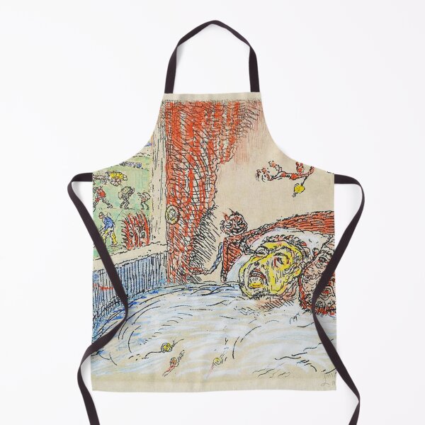Item preview, James Ensor, 1860-1949 Belgium | Eccentric Elegance, Skeletons in Society, Dreams in Color, Surreal Spectacle  designed and sold by Bob-Studio.