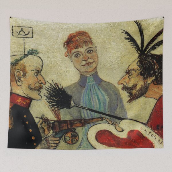 Item preview, James Ensor, 1860-1949 Belgium | Eccentric Elegance, Skeletons in Society, Dreams in Color, Surreal Spectacle  designed and sold by Bob-Studio.