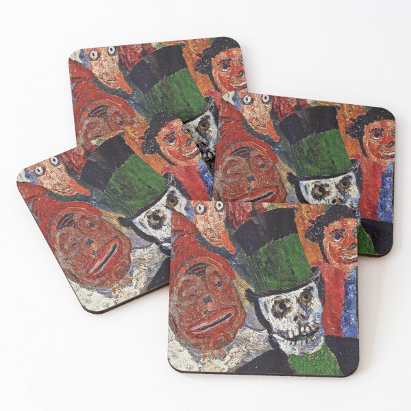 Item preview, James Ensor, 1860-1949 Belgium | Eccentric Elegance, Skeletons in Society, Dreams in Color, Surreal Spectacle  designed and sold by Bob-Studio.