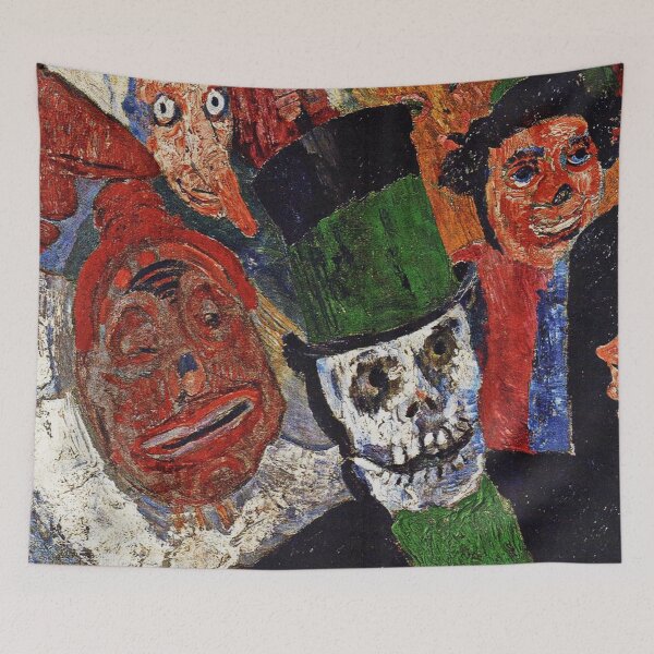 Item preview, James Ensor, 1860-1949 Belgium | Eccentric Elegance, Skeletons in Society, Dreams in Color, Surreal Spectacle  designed and sold by Bob-Studio.