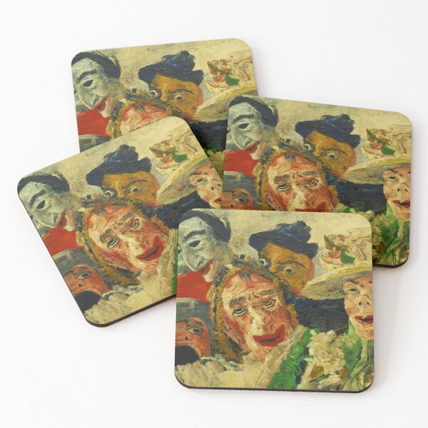 Item preview, James Ensor, 1860-1949 Belgium | Eccentric Elegance, Skeletons in Society, Dreams in Color, Surreal Spectacle  designed and sold by Bob-Studio.