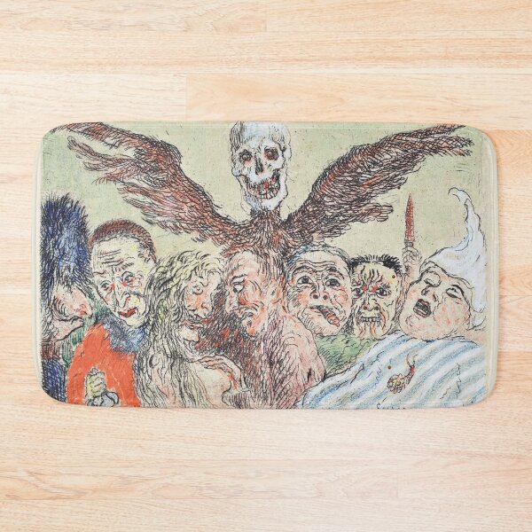 Item preview, James Ensor, 1860-1949 Belgium | Eccentric Elegance, Skeletons in Society, Dreams in Color, Surreal Spectacle  designed and sold by Bob-Studio.
