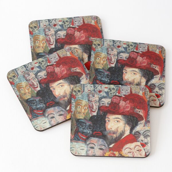 Item preview, James Ensor, 1860-1949 Belgium | Eccentric Elegance, Skeletons in Society, Dreams in Color, Surreal Spectacle  designed and sold by Bob-Studio.