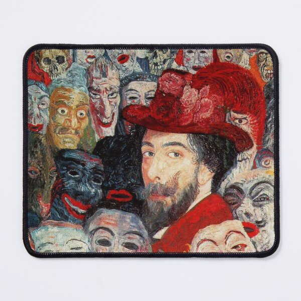 Item preview, James Ensor, 1860-1949 Belgium | Eccentric Elegance, Skeletons in Society, Dreams in Color, Surreal Spectacle  designed and sold by Bob-Studio.