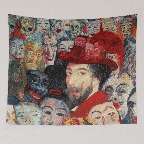 Item preview, James Ensor, 1860-1949 Belgium | Eccentric Elegance, Skeletons in Society, Dreams in Color, Surreal Spectacle  designed and sold by Bob-Studio.
