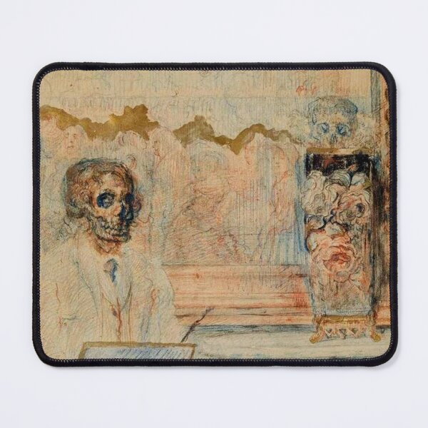 Item preview, James Ensor, 1860-1949 Belgium | Eccentric Elegance, Skeletons in Society, Dreams in Color, Surreal Spectacle  designed and sold by Bob-Studio.
