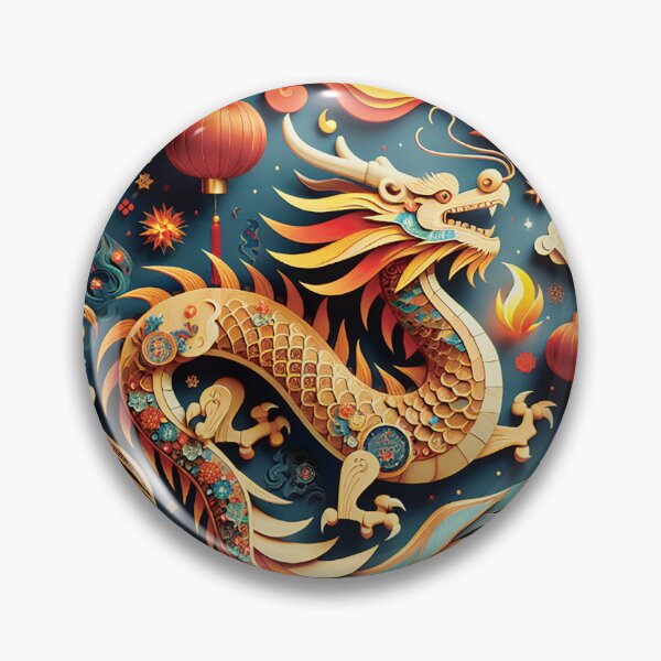 Item preview, Wooden Dragon 2024 Blue designed and sold by CalifaMedia.