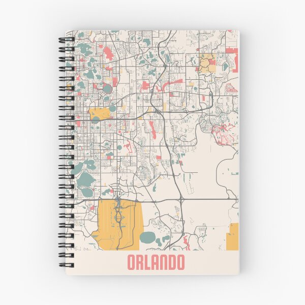 Item preview, Orlando City Map Chalk Retro City Map Poster designed and sold by Peek-Designs.