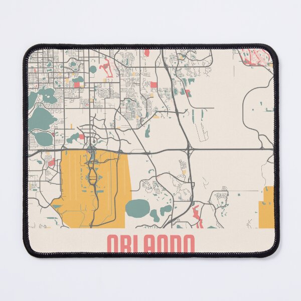 Item preview, Orlando City Map Chalk Retro City Map Poster designed and sold by Peek-Designs.