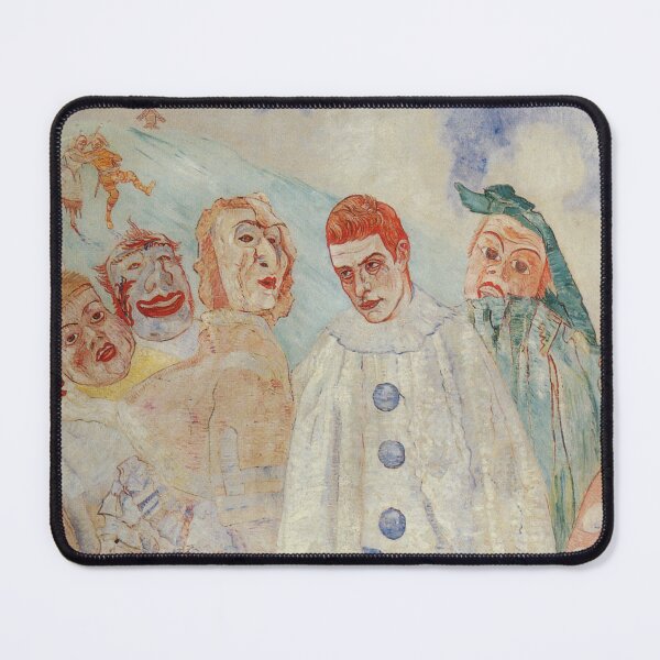 Item preview, James Ensor, 1860-1949 Belgium | Eccentric Elegance, Skeletons in Society, Dreams in Color, Surreal Spectacle  designed and sold by Bob-Studio.