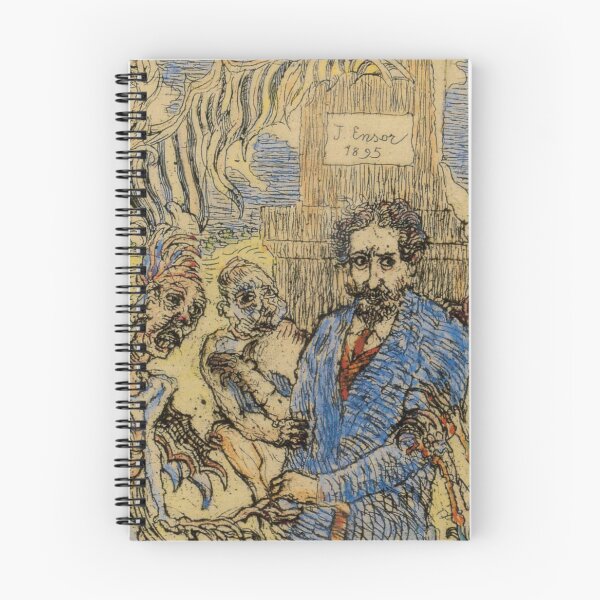 Item preview, James Ensor, 1860-1949 Belgium | Eccentric Elegance, Skeletons in Society, Dreams in Color, Surreal Spectacle  designed and sold by Bob-Studio.