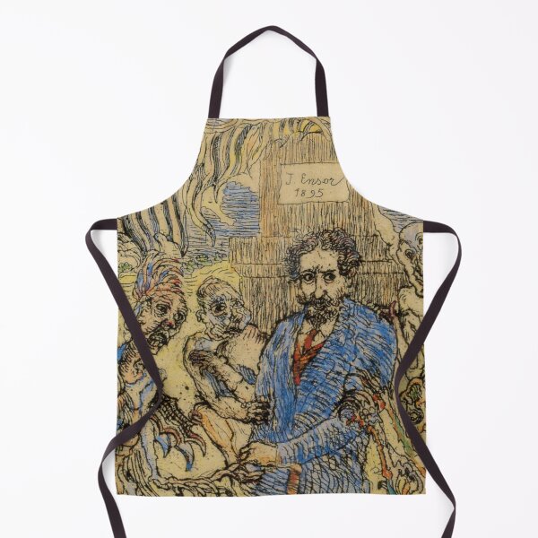 Item preview, James Ensor, 1860-1949 Belgium | Eccentric Elegance, Skeletons in Society, Dreams in Color, Surreal Spectacle  designed and sold by Bob-Studio.