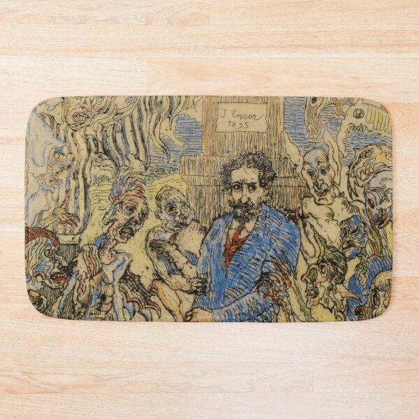 Item preview, James Ensor, 1860-1949 Belgium | Eccentric Elegance, Skeletons in Society, Dreams in Color, Surreal Spectacle  designed and sold by Bob-Studio.