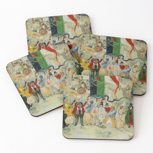 Item preview, James Ensor, 1860-1949 Belgium | Eccentric Elegance, Skeletons in Society, Dreams in Color, Surreal Spectacle  designed and sold by Bob-Studio.