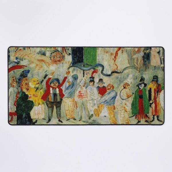 Item preview, James Ensor, 1860-1949 Belgium | Eccentric Elegance, Skeletons in Society, Dreams in Color, Surreal Spectacle  designed and sold by Bob-Studio.