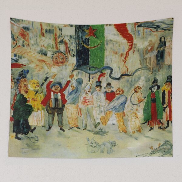 Item preview, James Ensor, 1860-1949 Belgium | Eccentric Elegance, Skeletons in Society, Dreams in Color, Surreal Spectacle  designed and sold by Bob-Studio.