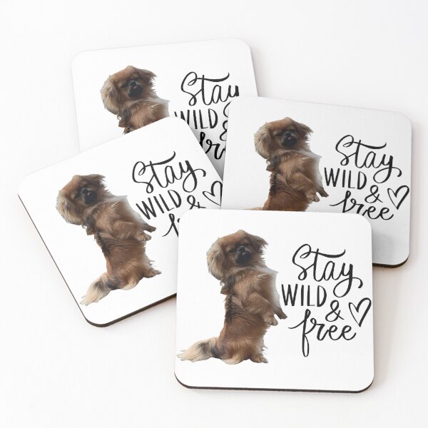 Item preview, Pekingese Stay Wild And Free designed and sold by coolpixeltik.