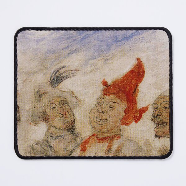 Item preview, James Ensor, 1860-1949 Belgium | Eccentric Elegance, Skeletons in Society, Dreams in Color, Surreal Spectacle  designed and sold by Bob-Studio.