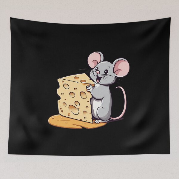 Item preview, Cute mouse with cheese  designed and sold by Culmika.