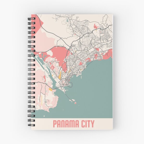 Item preview, Panama City City Map Chalk Retro City Map Poster designed and sold by Peek-Designs.