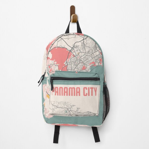 Item preview, Panama City City Map Chalk Retro City Map Poster designed and sold by Peek-Designs.
