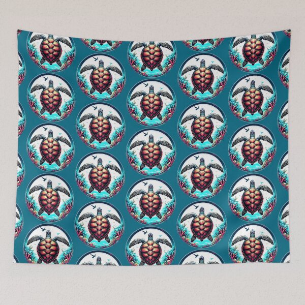 Item preview, REEF SEA TURTLE - #006882 designed and sold by Marlon Oseguera.
