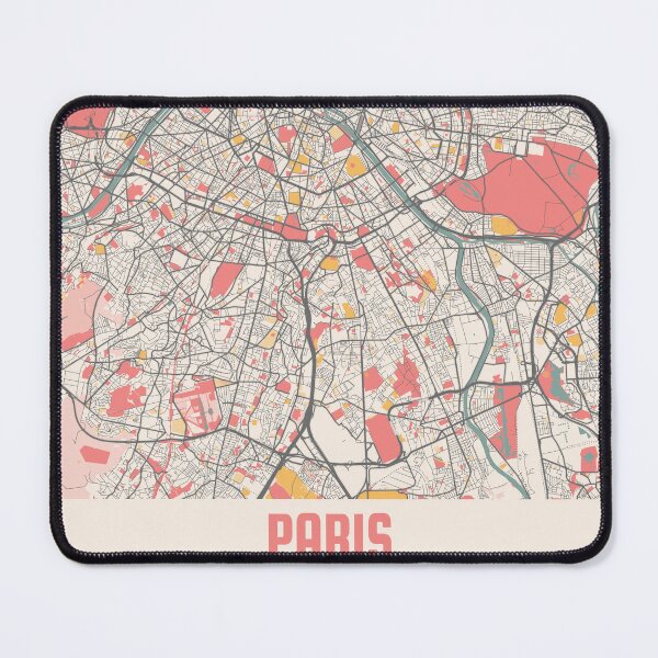 Item preview, Paris City Map Chalk Retro City Map Poster designed and sold by Peek-Designs.